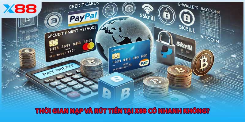 Thời gian nạp và rút tiền tại X88 có nhanh không?