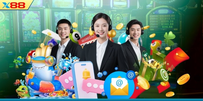 Liên hệ X88 ngay khi tài khoản gặp vấn đề